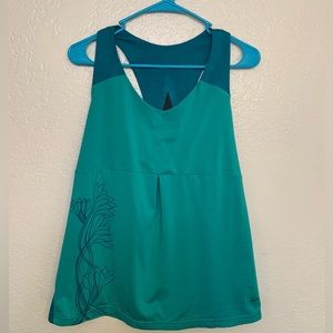 REI Women's Green Racerback Tank